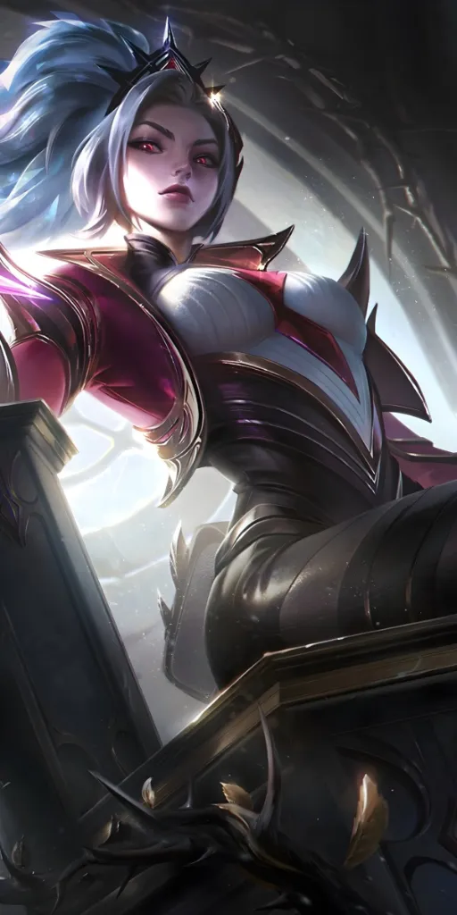 Prestige Coven Akali skin splash art