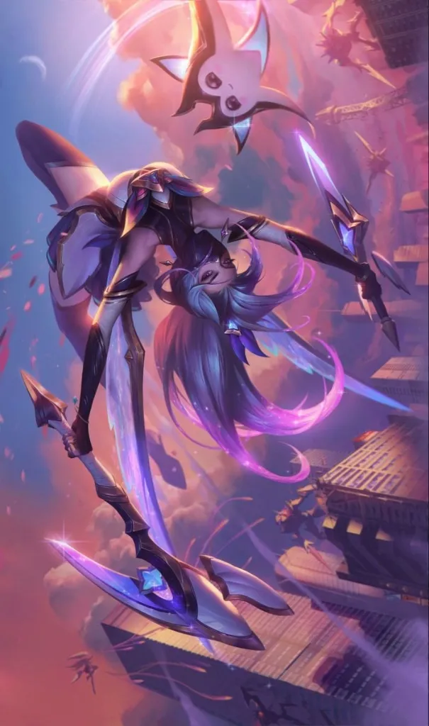 Star Guardian Akali skin splash art
