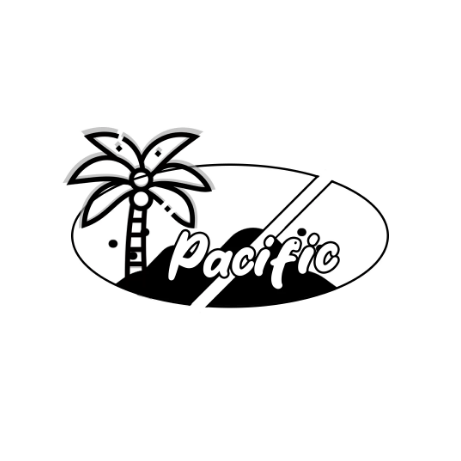 Pacific logo — black on white version