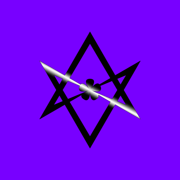 Purple geometric brand symbol